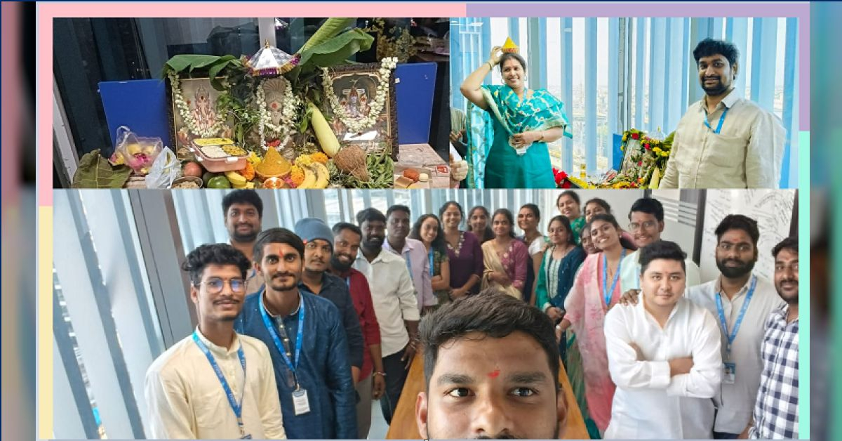 Celebrations of Vinayaka Chavithi at Visys Cloud Technologies: A Blend of Tradition, Unity, and Innovation.