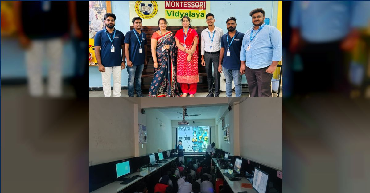 Engaging Minds: Our Educational Demo at Montessori Vidhyalaya High School